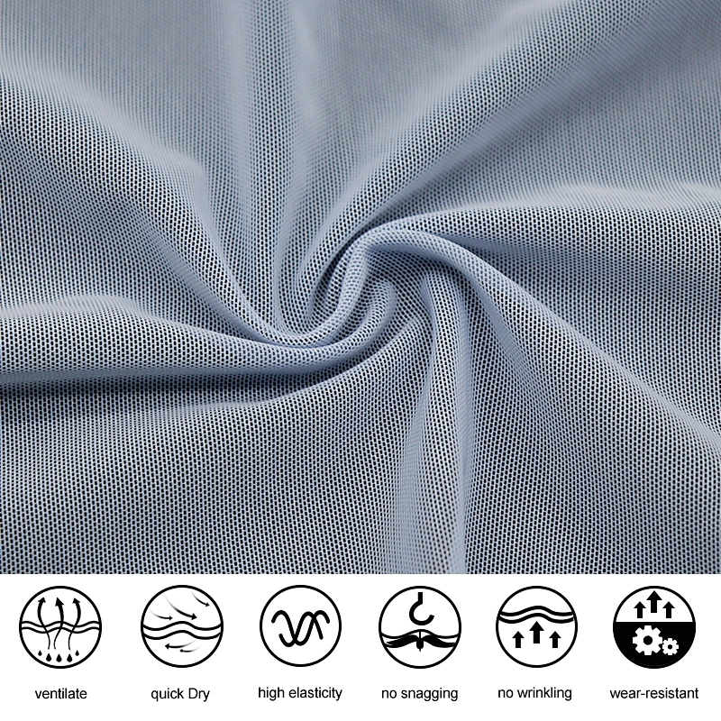 4-way stretch nylon spandex mesh warp fabric